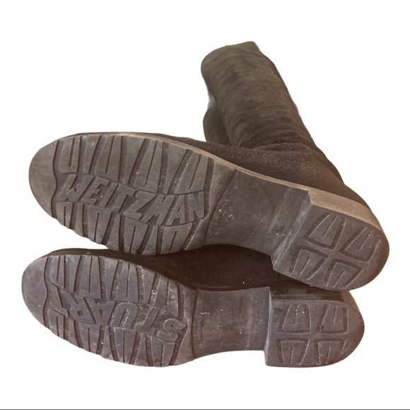 Stuart Weitzman sz 5 black suede OTK tall boots - Picture 5 of 15